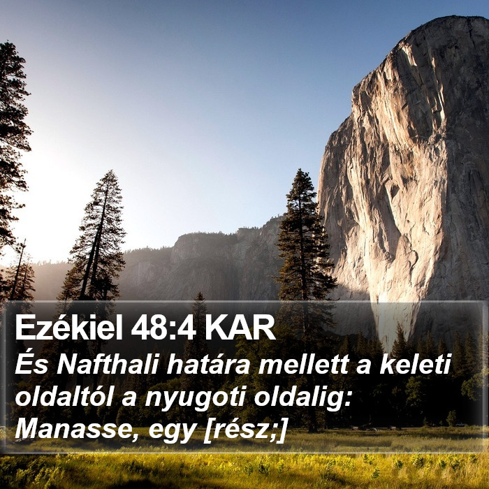 Ezékiel 48:4 KAR Bible Study