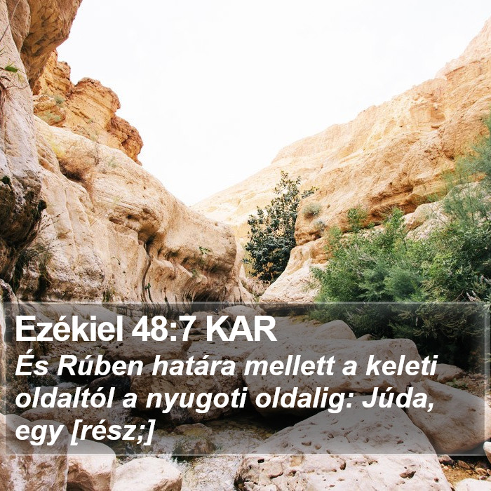 Ezékiel 48:7 KAR Bible Study