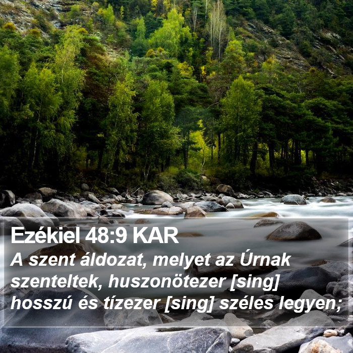 Ezékiel 48:9 KAR Bible Study