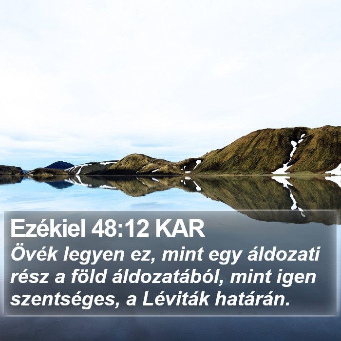 Ezékiel 48:12 KAR Bible Study