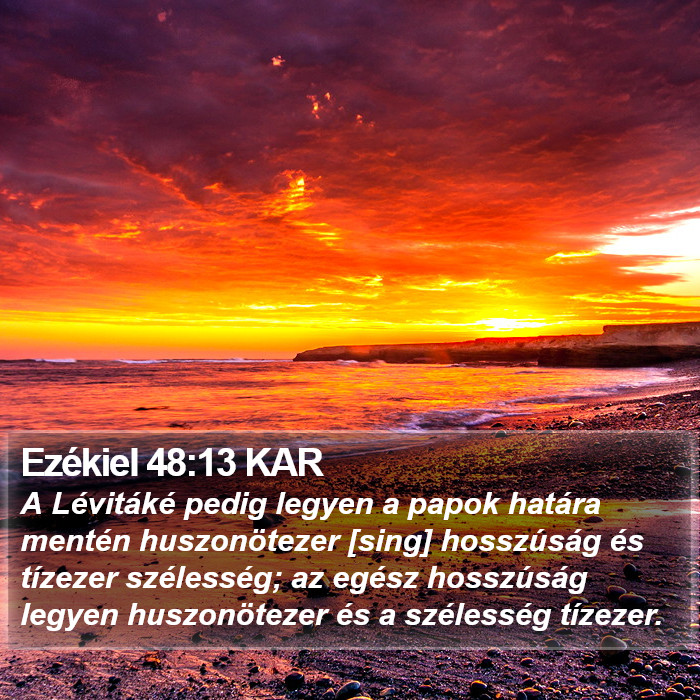 Ezékiel 48:13 KAR Bible Study