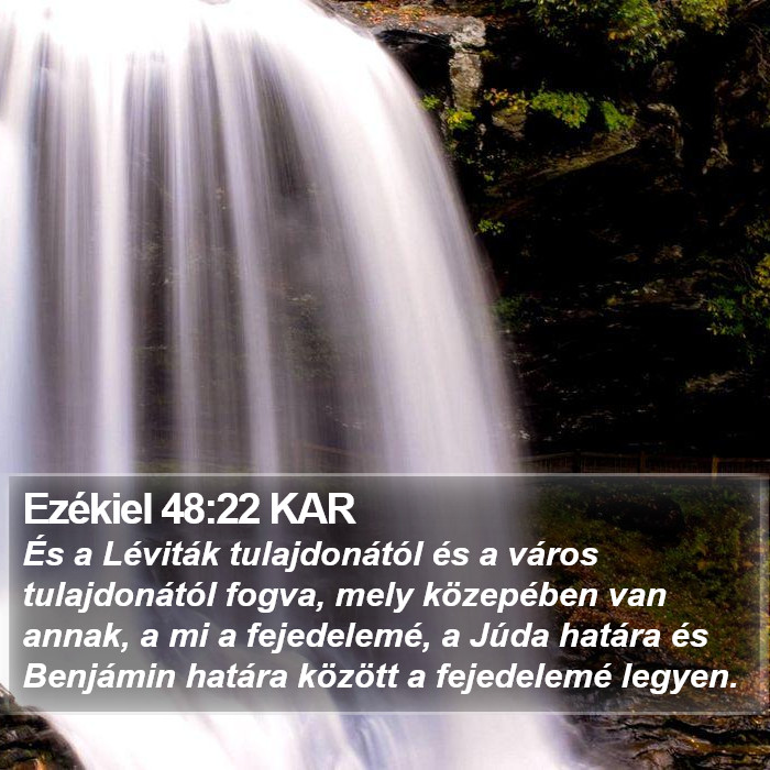 Ezékiel 48:22 KAR Bible Study