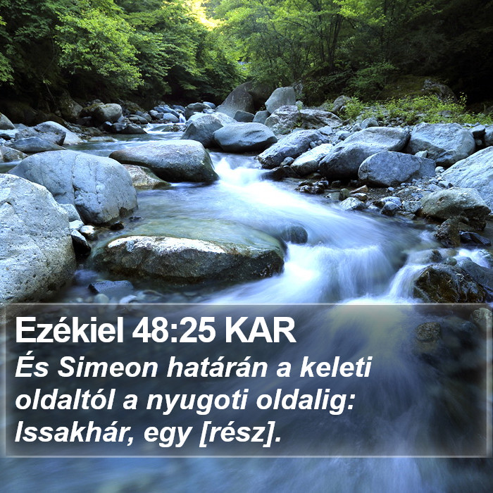 Ezékiel 48:25 KAR Bible Study