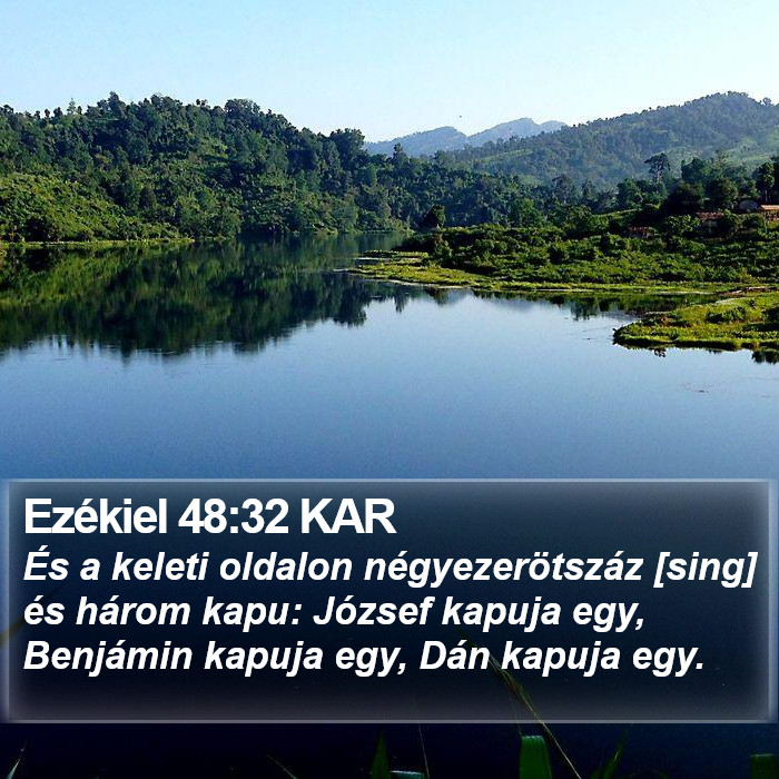 Ezékiel 48:32 KAR Bible Study