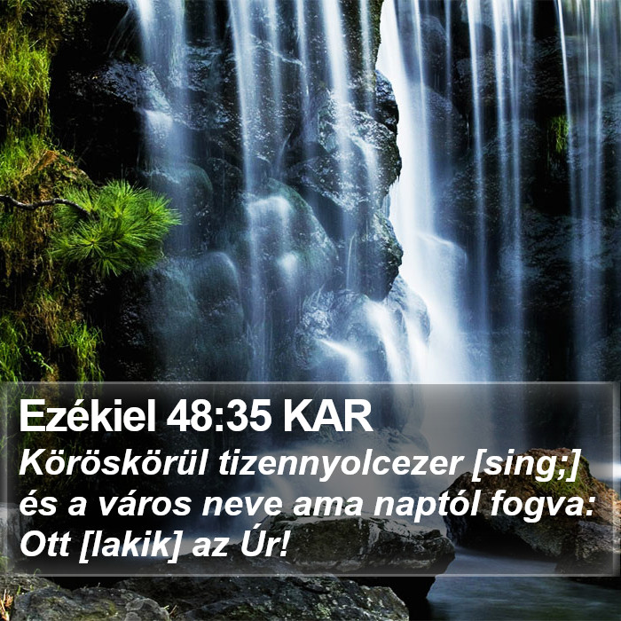 Ezékiel 48:35 KAR Bible Study