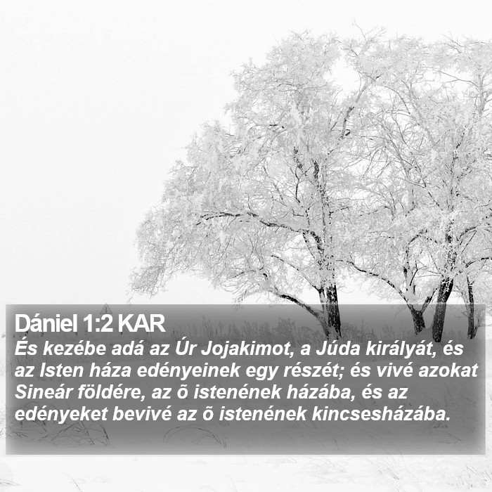 Dániel 1:2 KAR Bible Study