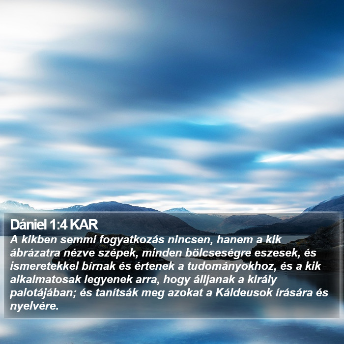 Dániel 1:4 KAR Bible Study