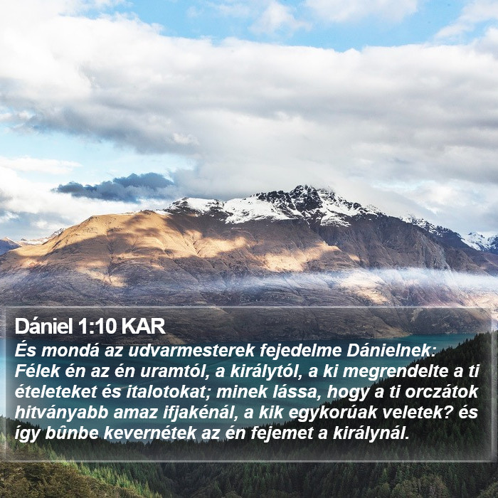 Dániel 1:10 KAR Bible Study