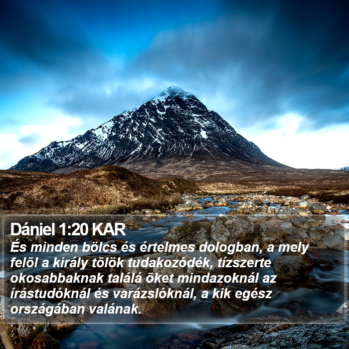 Dániel 1:20 KAR Bible Study