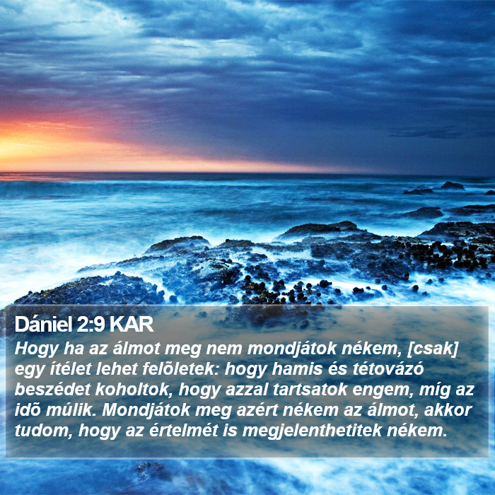 Dániel 2:9 KAR Bible Study