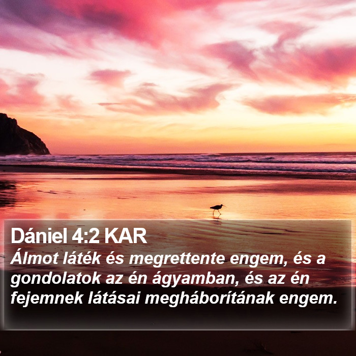 Dániel 4:2 KAR Bible Study