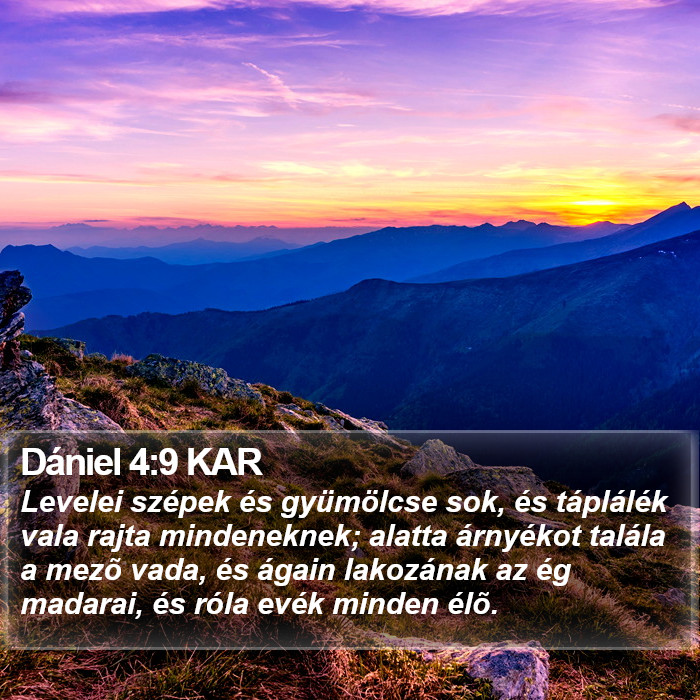 Dániel 4:9 KAR Bible Study