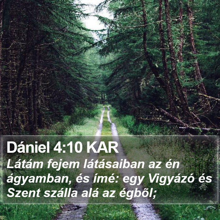 Dániel 4:10 KAR Bible Study