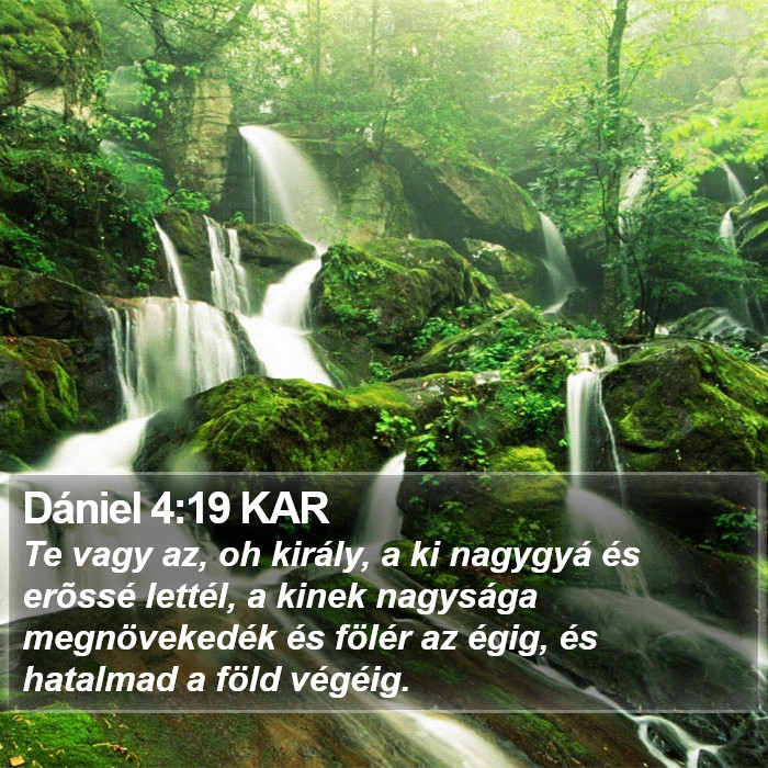 Dániel 4:19 KAR Bible Study