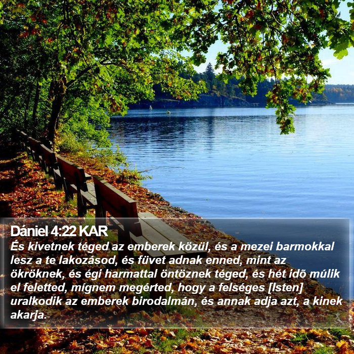 Dániel 4:22 KAR Bible Study