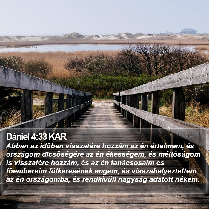 Dániel 4:33 KAR Bible Study