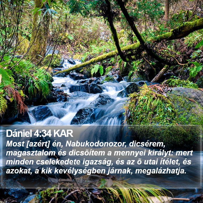 Dániel 4:34 KAR Bible Study