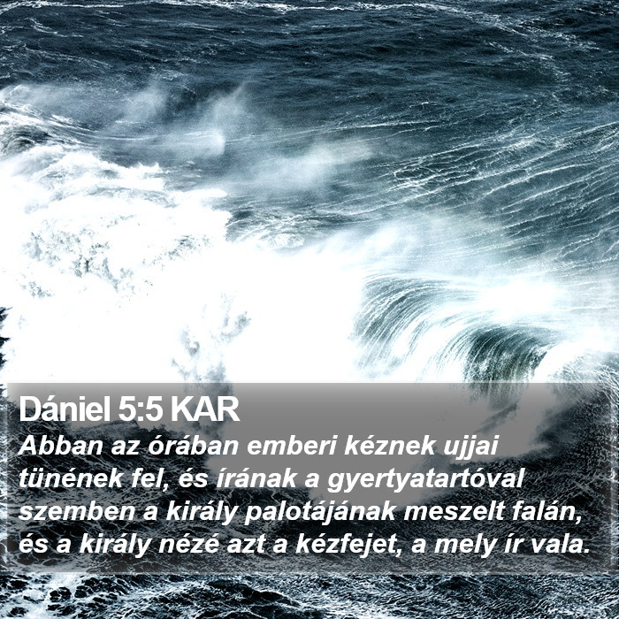 Dániel 5:5 KAR Bible Study