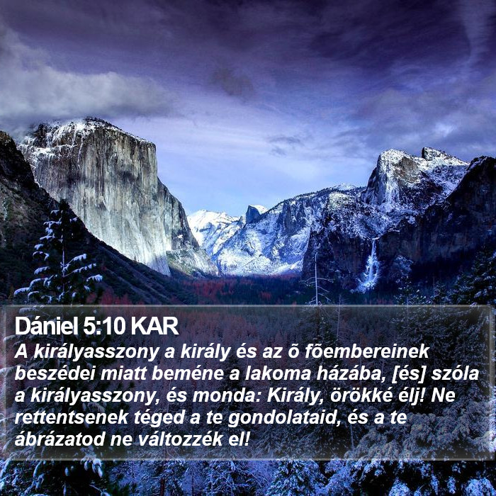 Dániel 5:10 KAR Bible Study