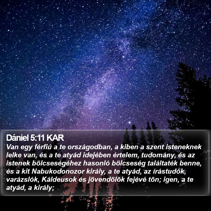 Dániel 5:11 KAR Bible Study