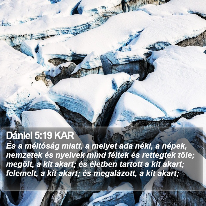 Dániel 5:19 KAR Bible Study