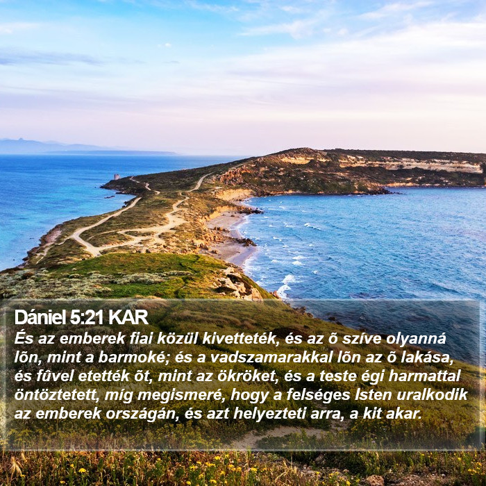 Dániel 5:21 KAR Bible Study