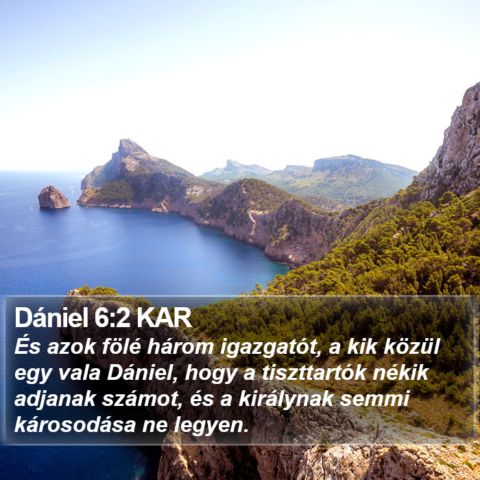 Dániel 6:2 KAR Bible Study