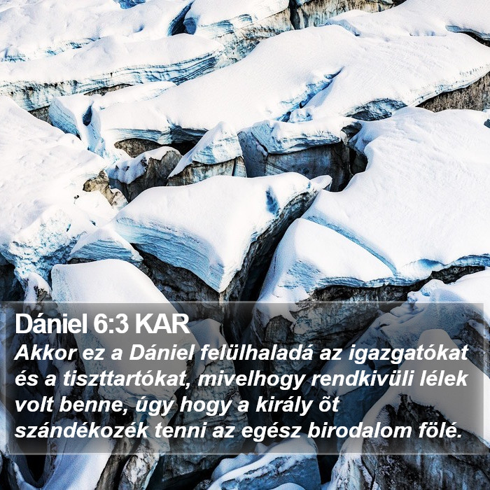 Dániel 6:3 KAR Bible Study