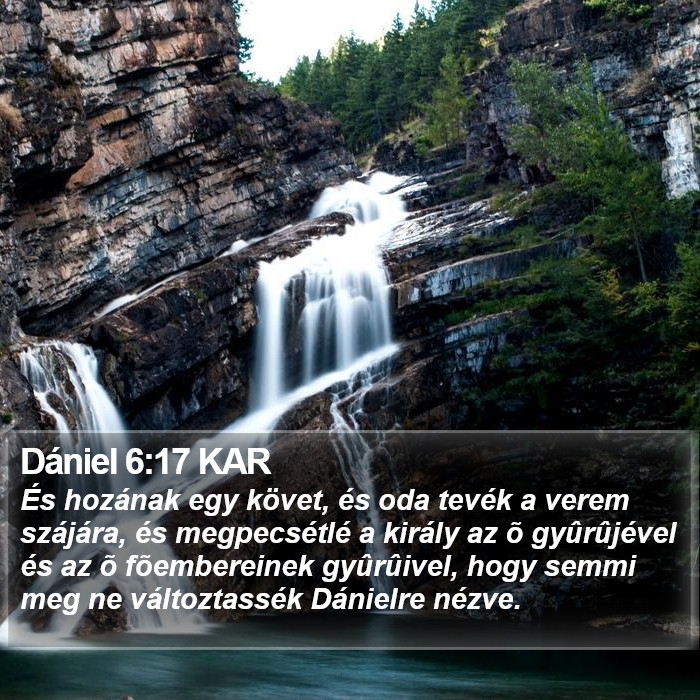 Dániel 6:17 KAR Bible Study