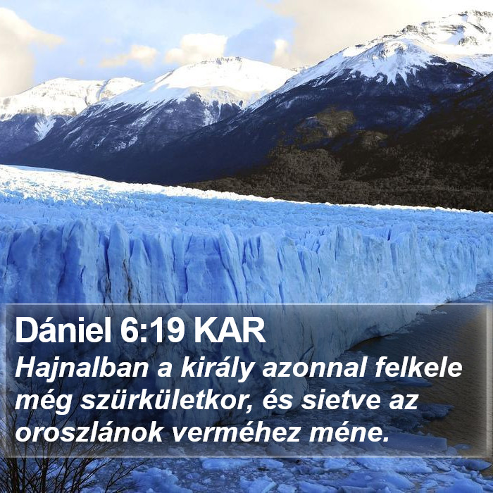 Dániel 6:19 KAR Bible Study