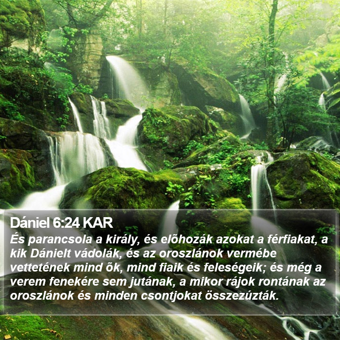 Dániel 6:24 KAR Bible Study