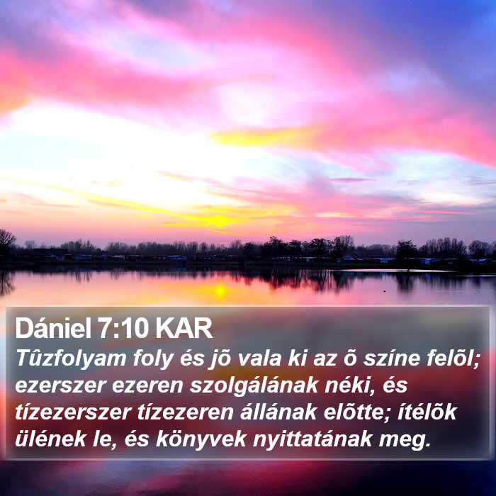 Dániel 7:10 KAR Bible Study