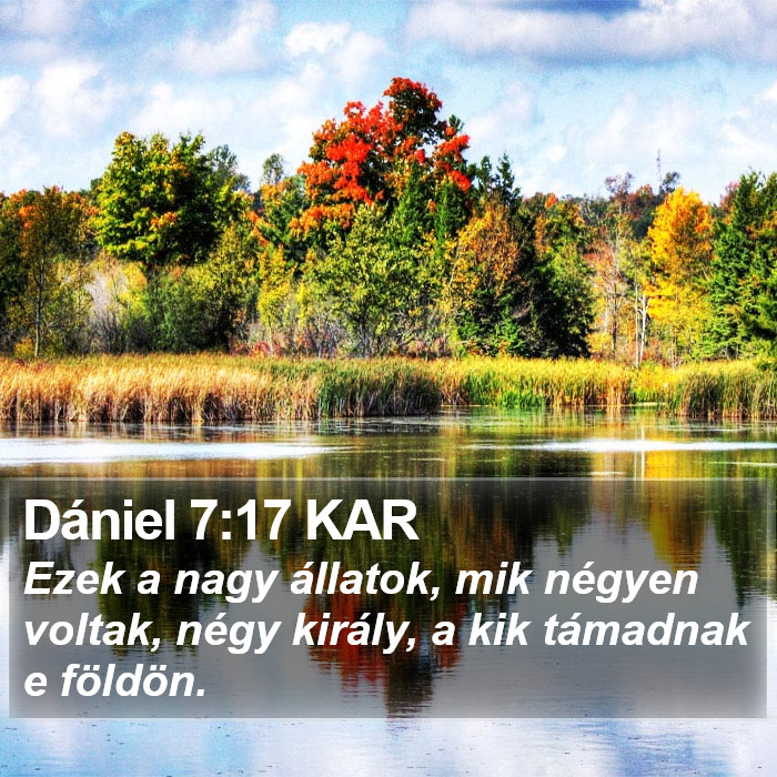 Dániel 7:17 KAR Bible Study