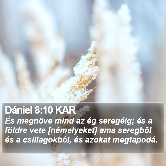 Dániel 8:10 KAR Bible Study