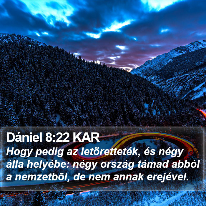 Dániel 8:22 KAR Bible Study