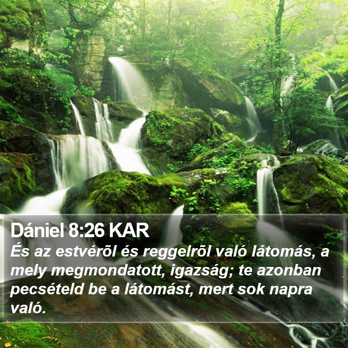 Dániel 8:26 KAR Bible Study