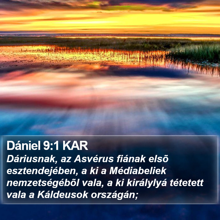 Dániel 9:1 KAR Bible Study