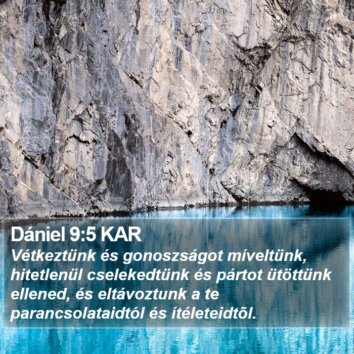 Dániel 9:5 KAR Bible Study