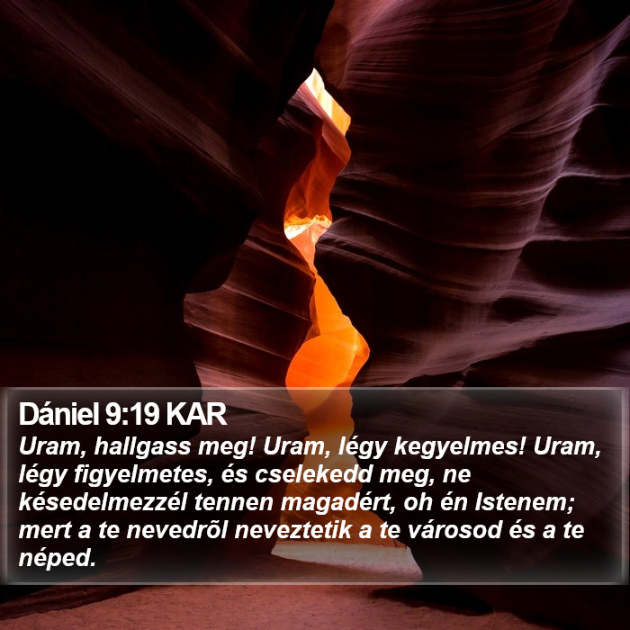 Dániel 9:19 KAR Bible Study