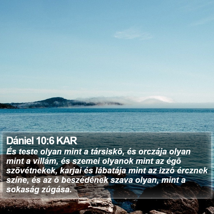 Dániel 10:6 KAR Bible Study