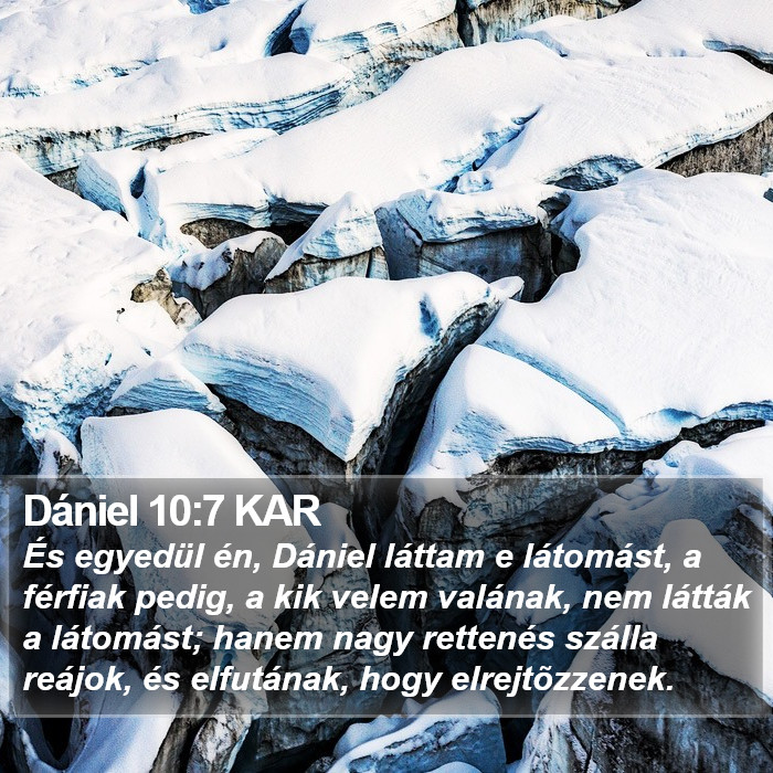 Dániel 10:7 KAR Bible Study