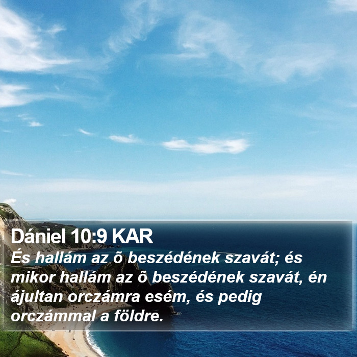 Dániel 10:9 KAR Bible Study