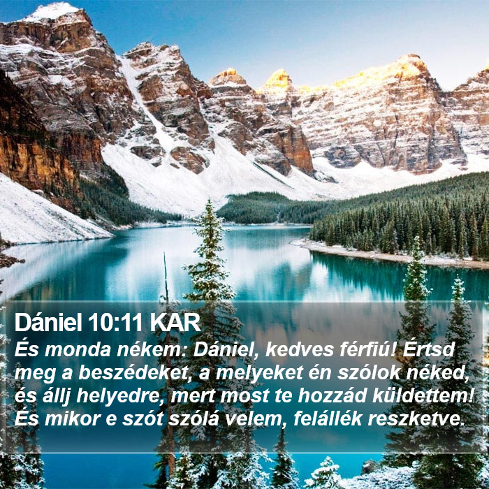 Dániel 10:11 KAR Bible Study