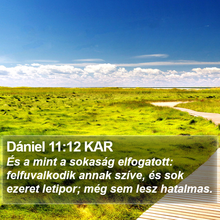 Dániel 11:12 KAR Bible Study