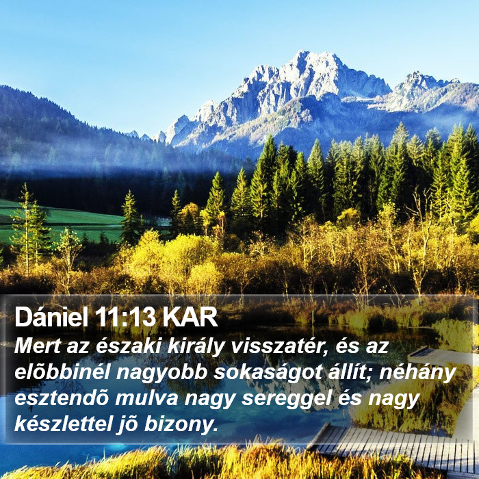 Dániel 11:13 KAR Bible Study