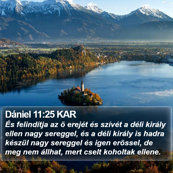 Dániel 11:25 KAR Bible Study