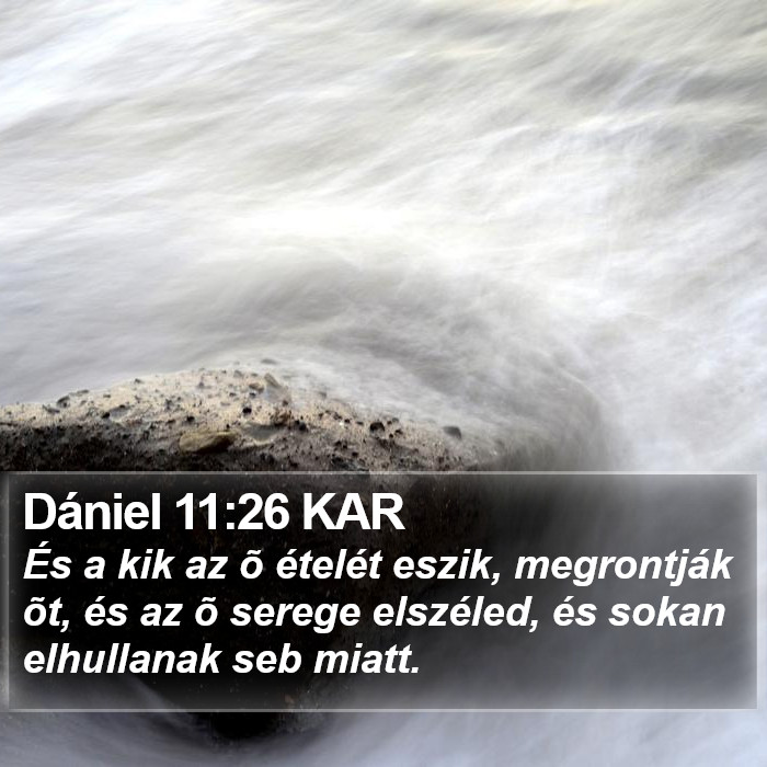 Dániel 11:26 KAR Bible Study