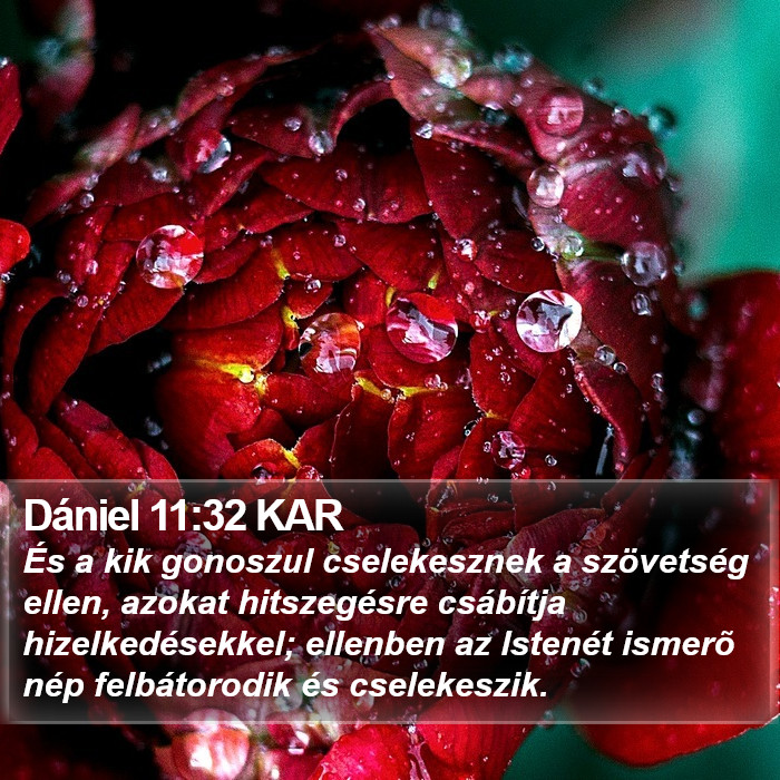 Dániel 11:32 KAR Bible Study