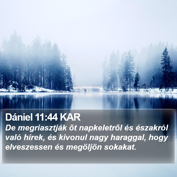 Dániel 11:44 KAR Bible Study