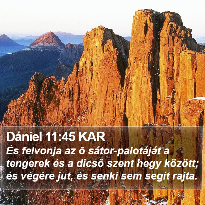 Dániel 11:45 KAR Bible Study